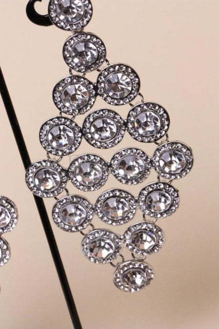 Серьги King серебристые из Посеребренная бижутерия от  2