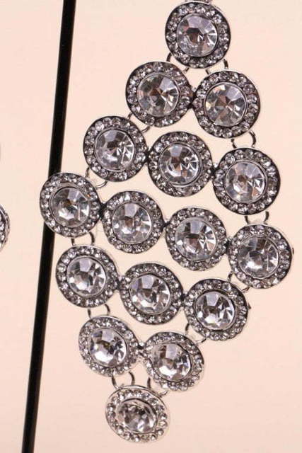 Серьги King серебристые из Посеребренная бижутерия от  4