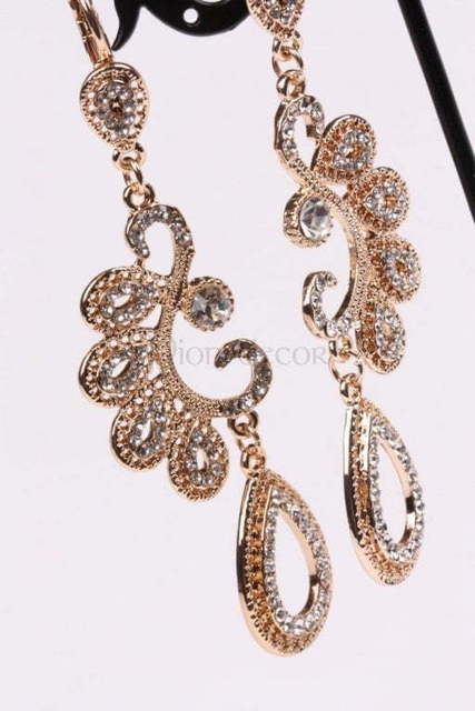 Серьги Крылышки золотистые из Позолоченная бижутерия от  2