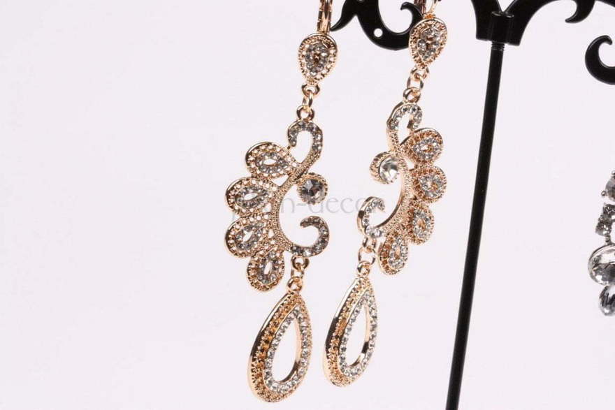 Серьги Крылышки золотистые из Позолоченная бижутерия от  3