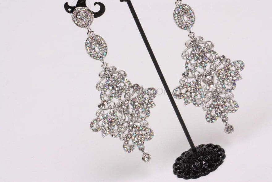 Серьги Королевский шик - silver из Посеребренная бижутерия от  2