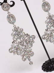 Серьги Королевский шик - silver из Посеребренная бижутерия от  2