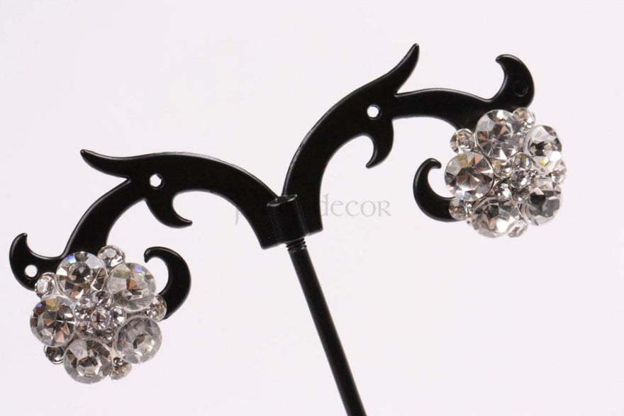 Пышные серьги из Посеребренная бижутерия от  3