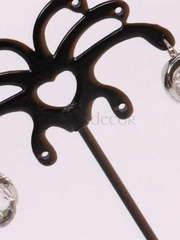 Сережки Кристалики из Посеребренная бижутерия от  2