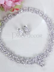 Комплект с цирконами Verona из Посеребренная бижутерия от  1