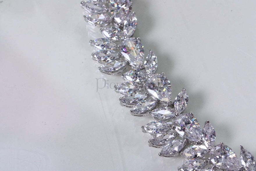 Комплект с цирконами Verona из Посеребренная бижутерия от  5