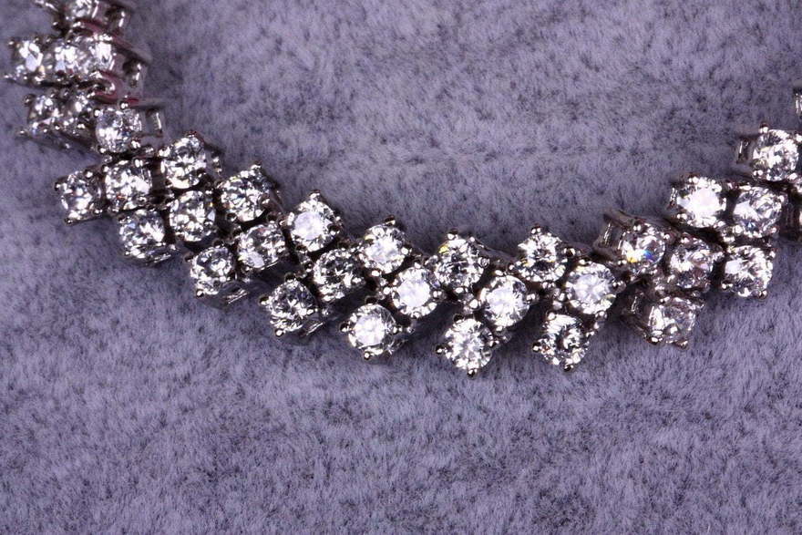 Браслет с цирконами Manuela из Посеребренная бижутерия от  3