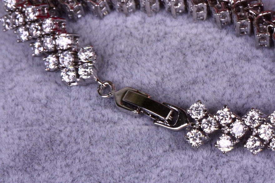 Браслет с цирконами Manuela из Посеребренная бижутерия от  4