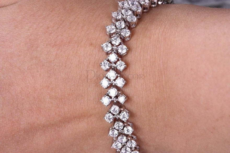 Браслет с цирконами Manuela из Посеребренная бижутерия от  5