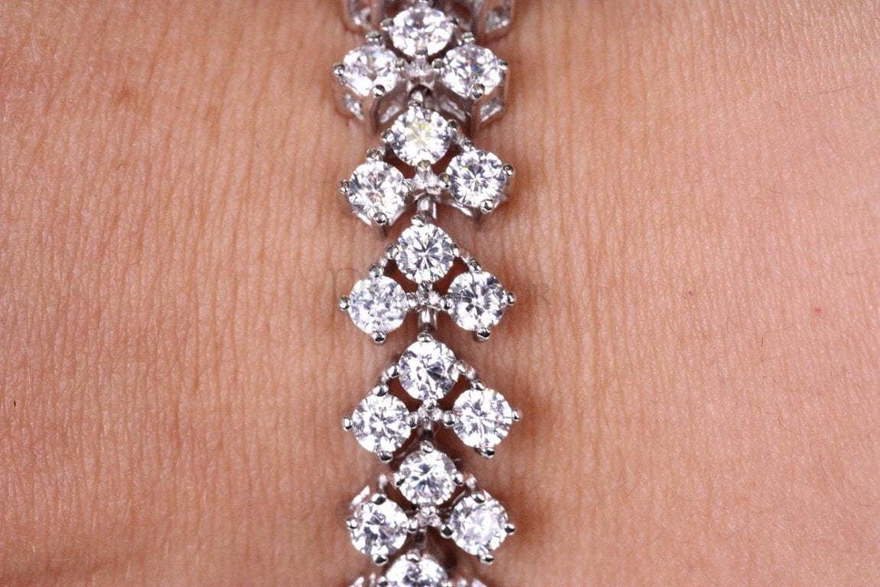 Браслет с цирконами Manuela из Посеребренная бижутерия от  6