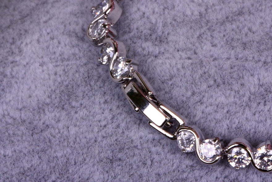 Браслет Francisca с цирконами из Посеребренная бижутерия от  4