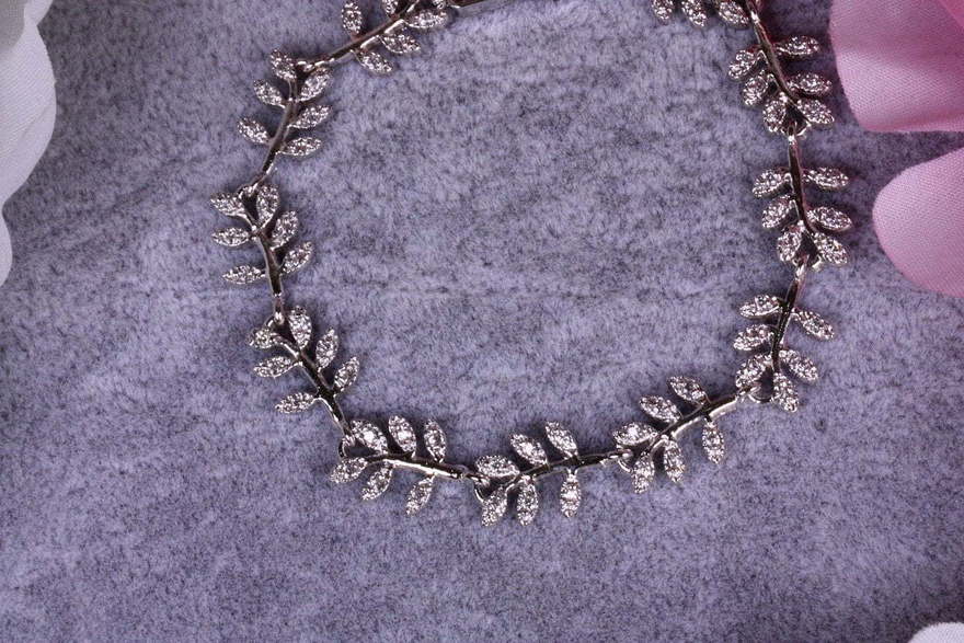 Браслет Cannes с цирконами из Посеребренная бижутерия от  3