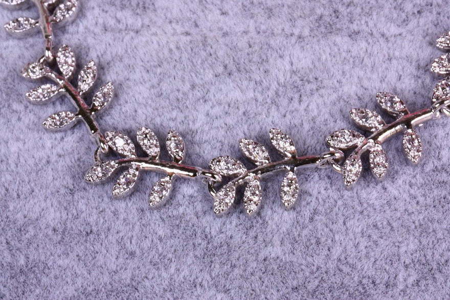 Браслет Cannes с цирконами из Посеребренная бижутерия от  5