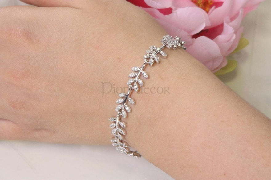 Браслет Cannes с цирконами из Посеребренная бижутерия от  6