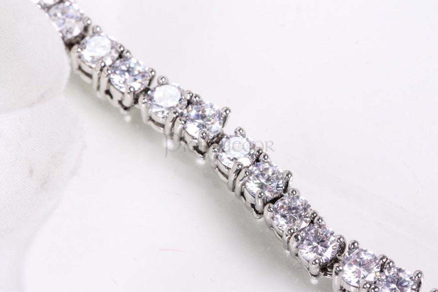 Комплект Maria с цирконами из Посеребренная бижутерия от  3