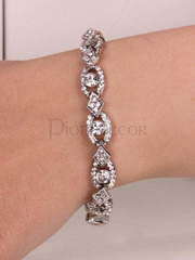 Браслет Цепочка из Посеребренная бижутерия от  1