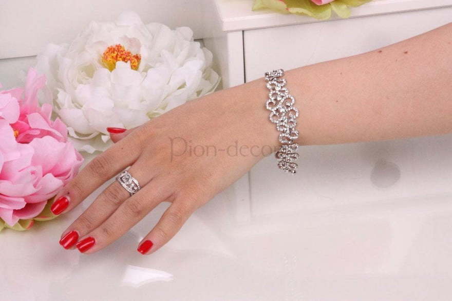 Браслет Венеция из Посеребренная бижутерия от  2