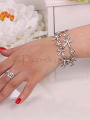 Браслет Цветочная поляна siver из Посеребренная бижутерия от  2