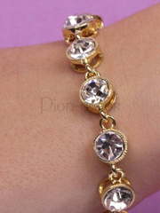 Браслет Золотистый из Позолоченная бижутерия от  1