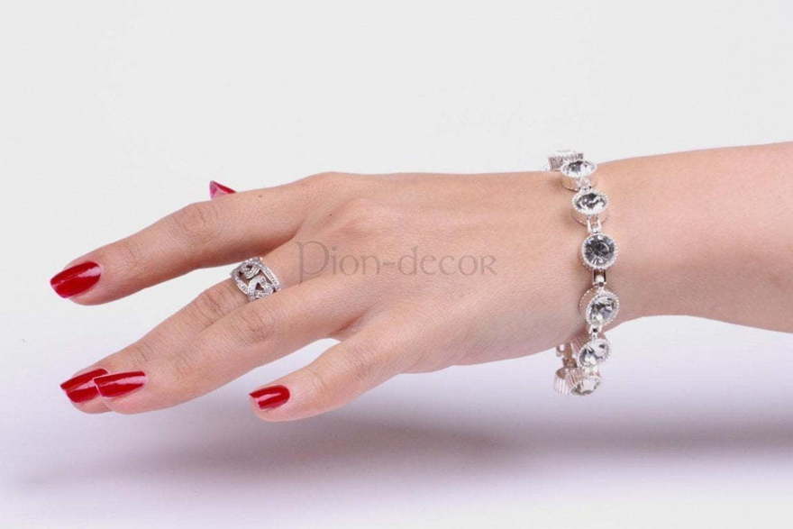 Браслет Виктория из Посеребренная бижутерия от  2