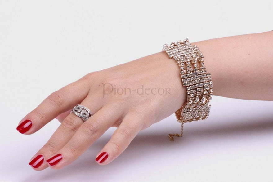 Браслет Венеция - золотистый из Позолоченная бижутерия от  2