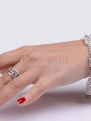 Браслет Венеция - серебристый из Посеребренная бижутерия от  2