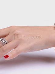 Браслет Пушистый из Позолоченная бижутерия от  2