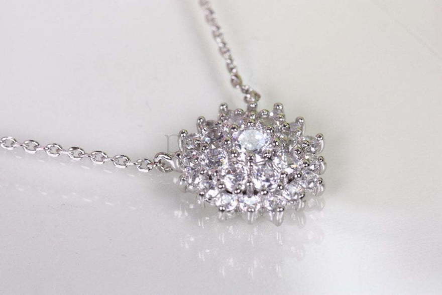 Garcia подвеска с цирконами из Посеребренная бижутерия от  3