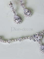 Комплект с цирконами Regina из Посеребренная бижутерия от  2