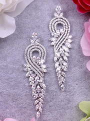 Серьги Perfezione с цирконами из Посеребренная бижутерия от  1