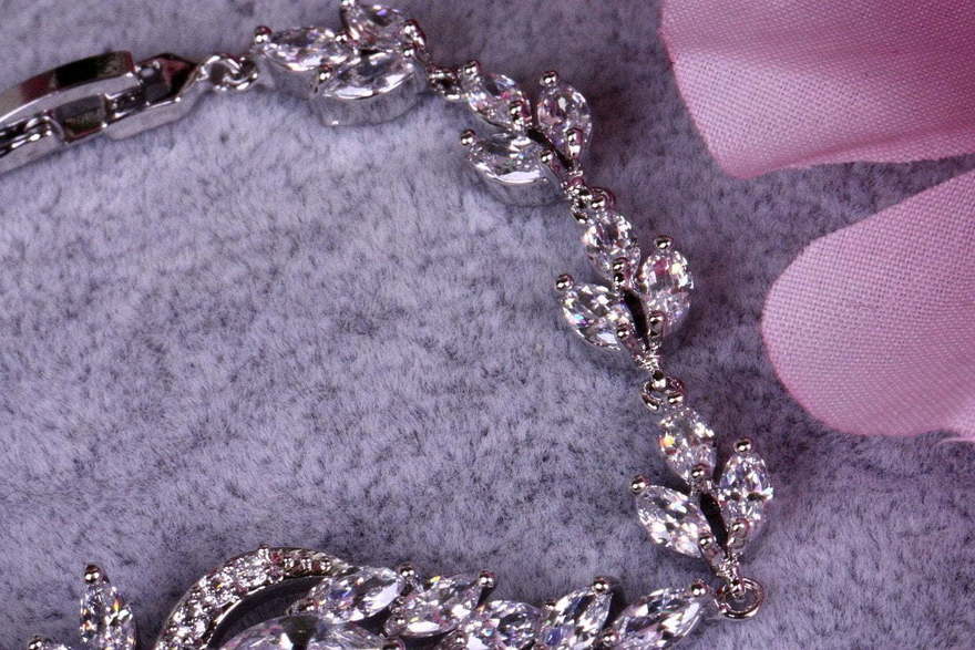 Браслет с цирконами Stars из Посеребренная бижутерия от  4