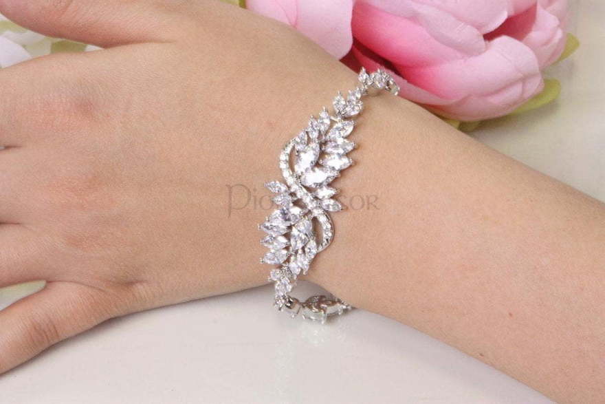 Браслет с цирконами Stars из Посеребренная бижутерия от  7