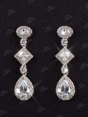 Серьги AL02035 из Посеребренная бижутерия от Свадебный салон To be Bride 1