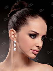 Серьги AL02035 из Посеребренная бижутерия от Свадебный салон To be Bride 2