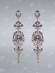 Серьги 0182-1 из Посеребренная бижутерия от Свадебный салон To be Bride 1