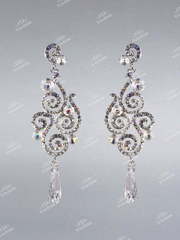 Серьги OK108 из Посеребренная бижутерия от Свадебный салон To be Bride 1
