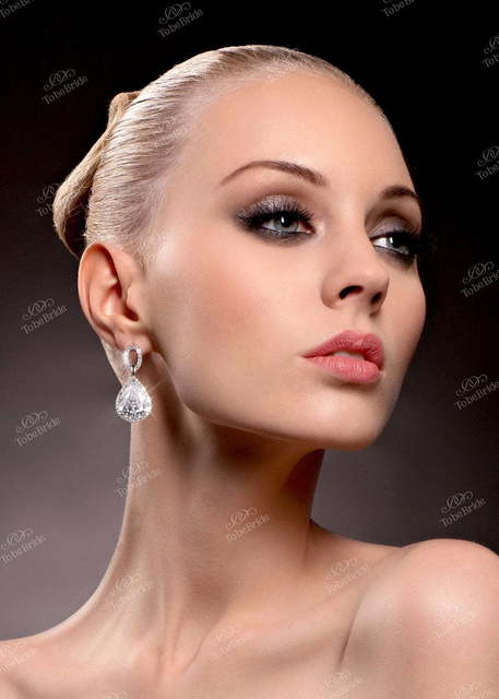 Серьги AL02031 из Посеребренная бижутерия от Свадебный салон To be Bride 2