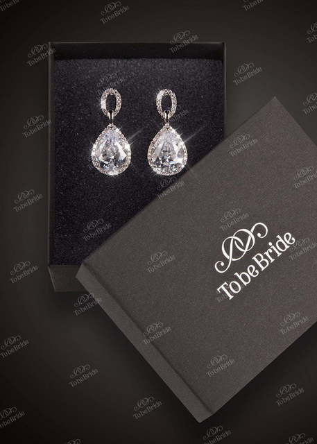 Серьги AL02031 из Посеребренная бижутерия от Свадебный салон To be Bride 3