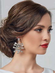 Серьги TB716 из Посеребренная бижутерия от Свадебный салон To be Bride 2