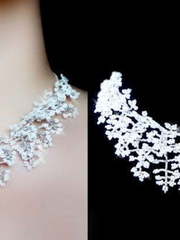 Свадебное колье из Посеребренная бижутерия от Свадебный салон Белый Авантаж 1