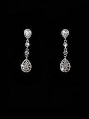 Свадебные серьги из Посеребренная бижутерия от Свадебный салон Белый Авантаж 1