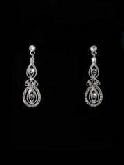 Свадебные серьги из Посеребренная бижутерия от Свадебный салон Белый Авантаж 1