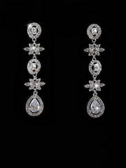 Свадебные серьги из Посеребренная бижутерия от Свадебный салон Белый Авантаж 1