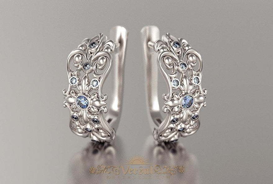 Серьги VGS0148 из Белое золото от Ювелирный Дом Версаль 2