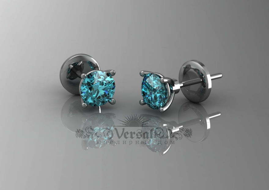 Серьги VGS0159 из Белое золото от Ювелирный Дом Версаль 2