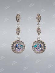 Серьги OK110 из Посеребренная бижутерия от Свадебный салон To be Bride 1