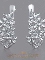 Серьги VGS0010 из Белое золото от Ювелирный Дом Версаль 1