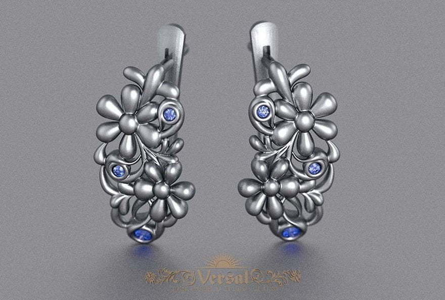 Серьги VGS0010 из Белое золото от Ювелирный Дом Версаль 2