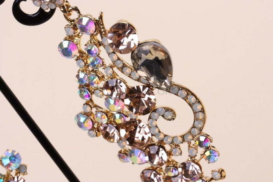 Серьги Изящные узоры золотистые из Позолоченная бижутерия от  5