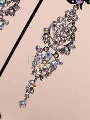 Серьги Восточная царица из Посеребренная бижутерия от  2